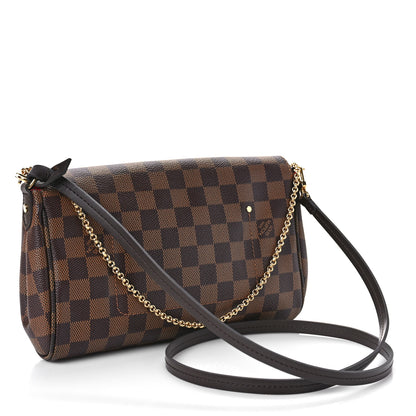 Louis Vuitton Damier Ebene Favorite MM 3 of 9