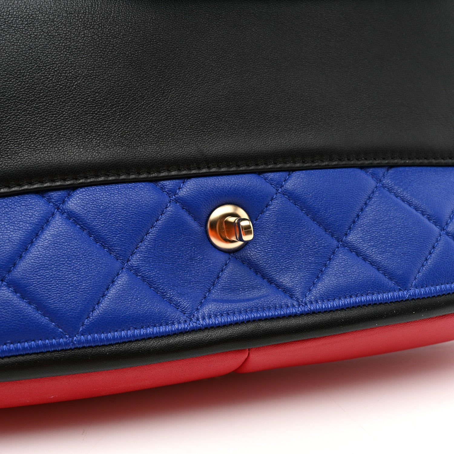 Chanel Lambskin Quilted Graphic Medium Flap Multicolor 12 of 12