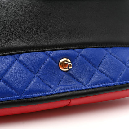 Chanel Lambskin Quilted Graphic Medium Flap Multicolor 12 of 12