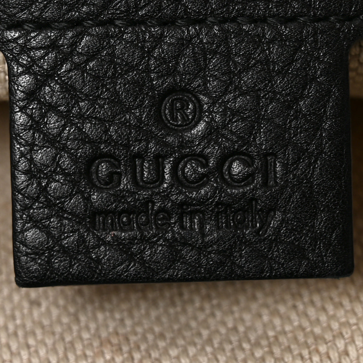 Gucci Pebbled Calfskin Medium Soho Chain Shoulder Bag Black 6 of 10
