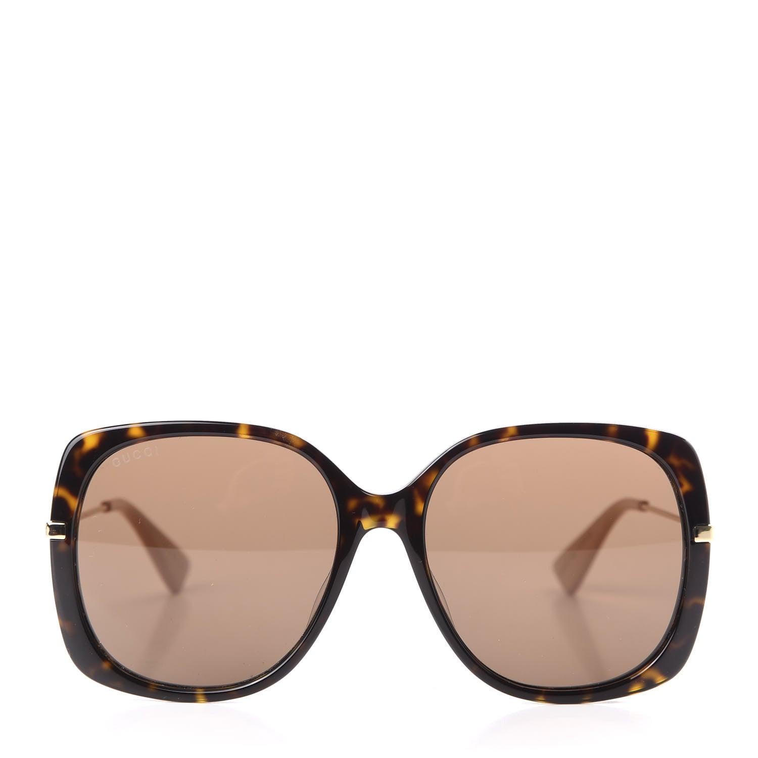 Gucci Square Frame GG0511S Sunglasses Havana Brown Gold 2 of 8