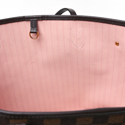 Louis Vuitton Damier Ebene Neo Neverfull MM Rose Ballerine 11 of 12