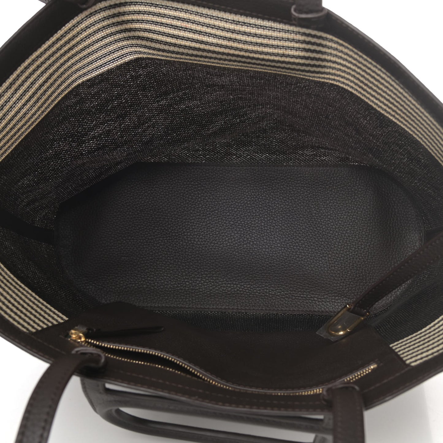 Canvas D to D Tote MM Brown