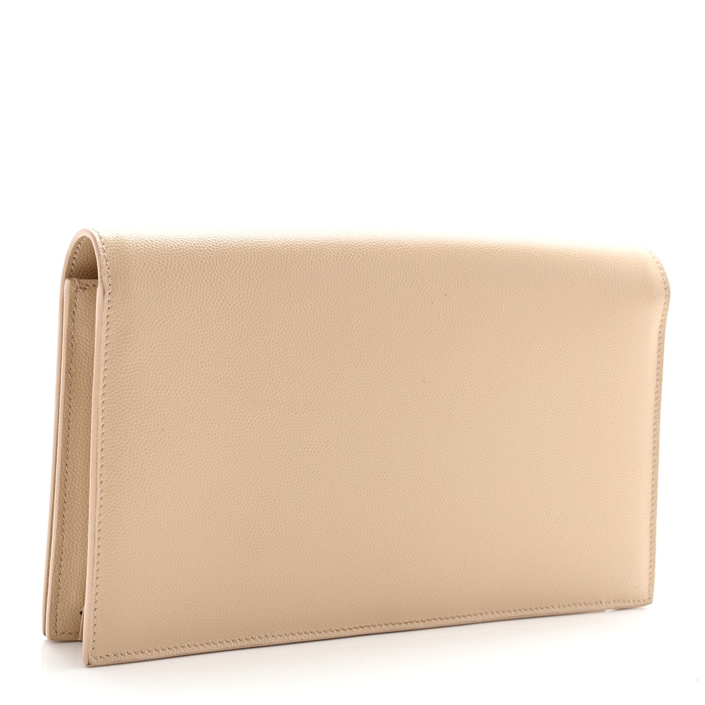 Grain De Poudre Classic Kate Monogram Clutch Nude Powder
