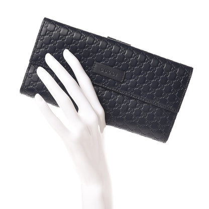 Gucci Microguccissima Continental Flap Wallet Navy 4 of 22