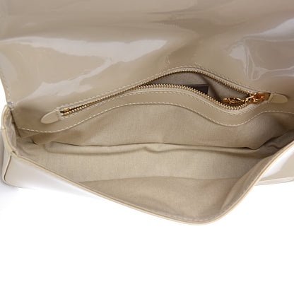 Louis Vuitton Patent Sobe Clutch Blanc Corail 5 of 9