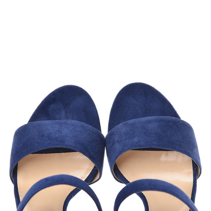 Jimmy Choo Suede Dose Sandals 38.5 Cosmo Asphalt 8 of 11