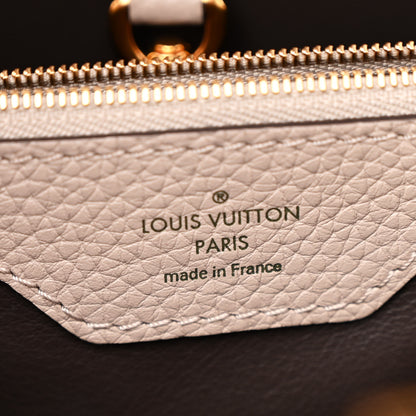 Louis Vuitton Taurillon Capucines MM Galet 6 of 12