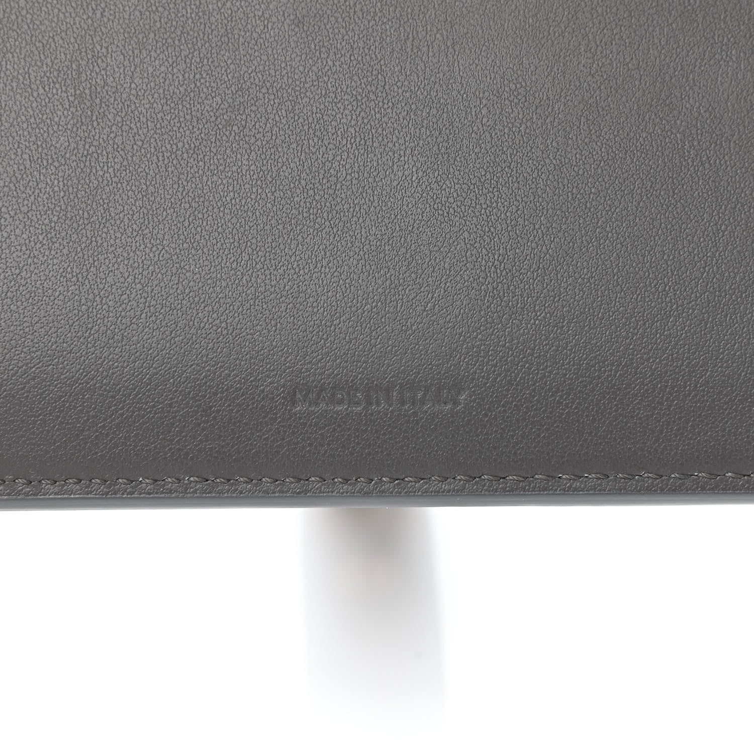 Celine Grained Calfskin Large Multifunction Strap Wallet Grey Vintage Pink 7 of 7