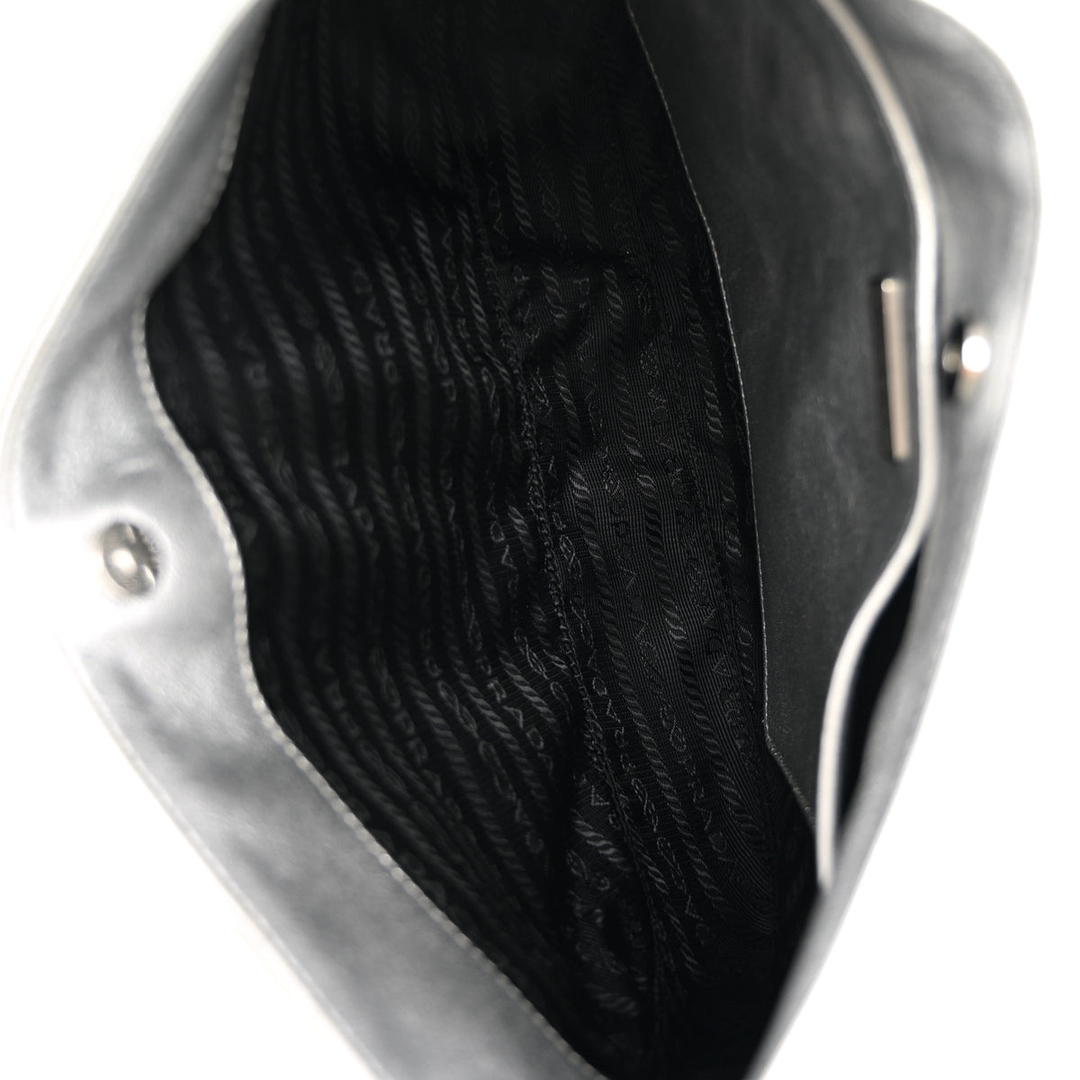 Spazzolato Cleo Shoulder Bag Argento