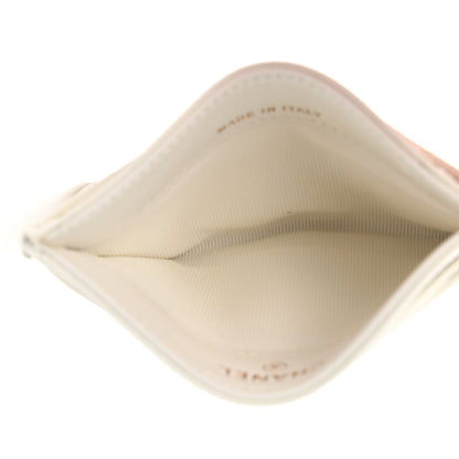 Chanel Caviar Quilted Card Holder White 5 of 8