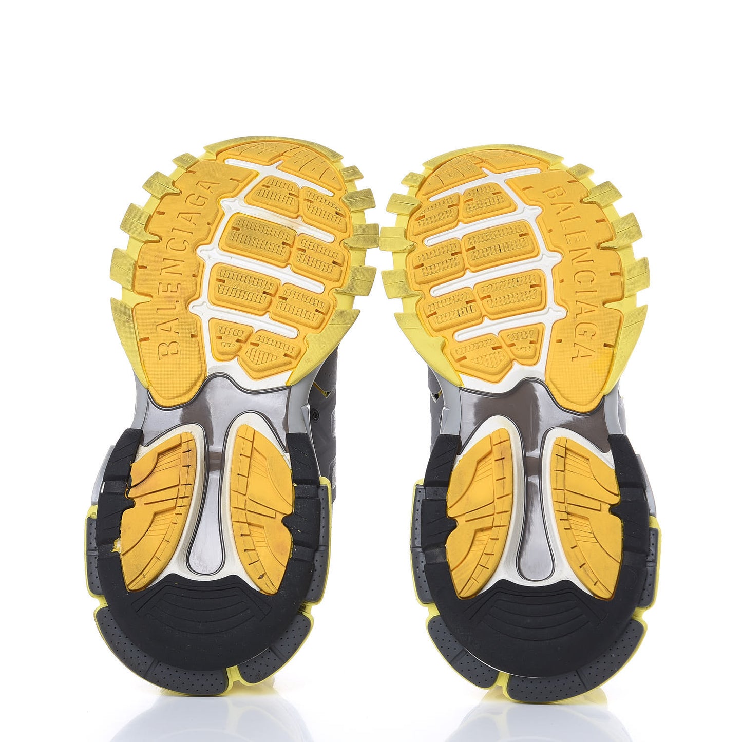 Mesh Nylon Mens Track Sneakers 41 Yellow Black White
