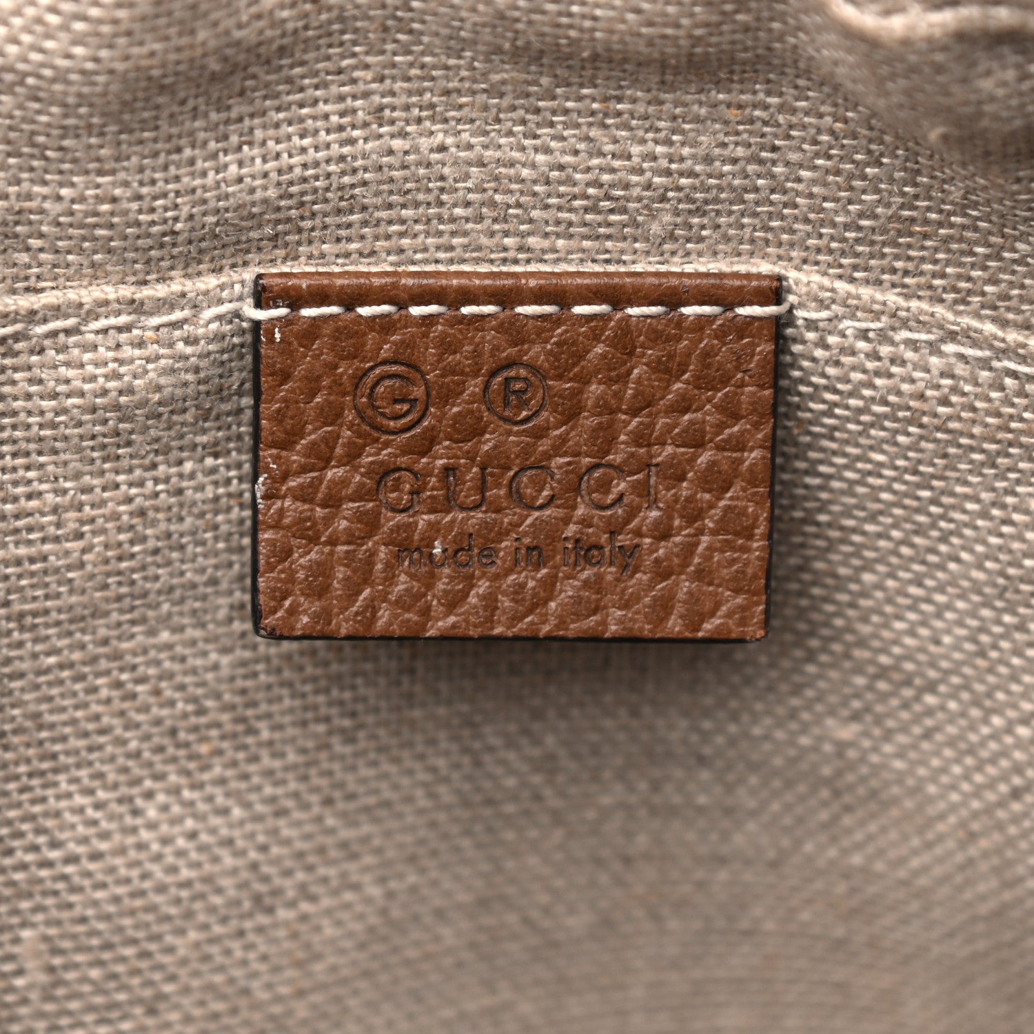 Gucci Monogram Mini Bree Messenger Bag Beige Tabacco 6 of 24