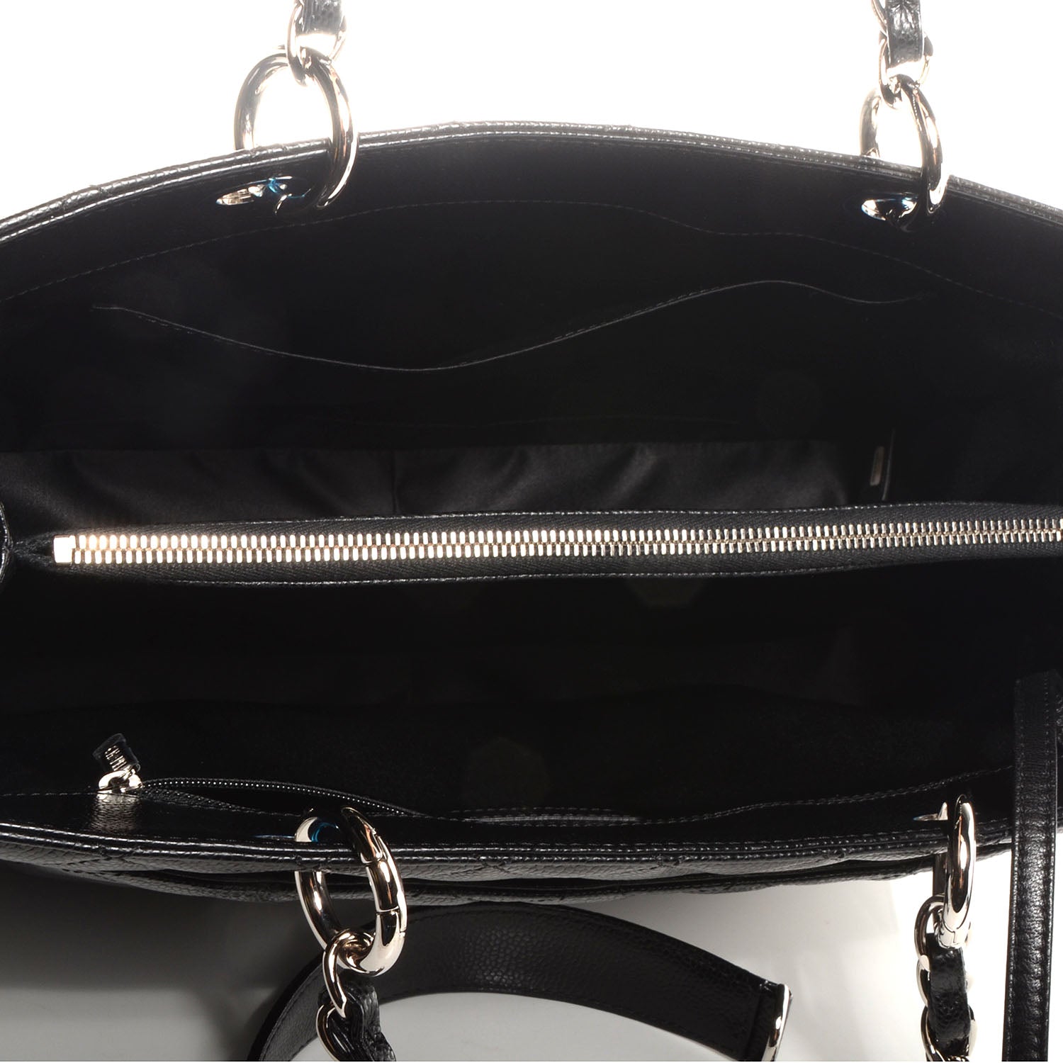 Chanel Caviar Grand Shopping Tote GST Black 7 of 9