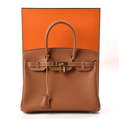 Hermes Epsom Birkin 30 Gold 36 of 36