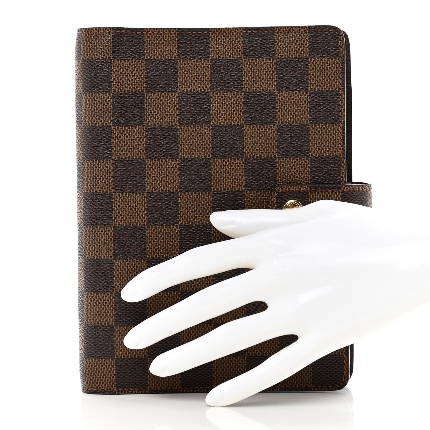 Damier Ebene Medium Ring Agenda Cover