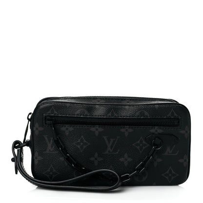 Louis Vuitton Monogram Eclipse Pochette Volga 1 of 10