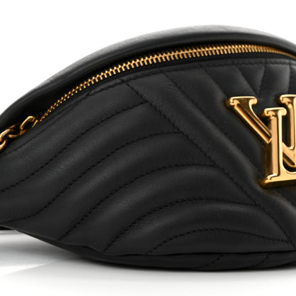 Louis Vuitton Calfskin Quilted New Wave Bumbag Black 8 of 9