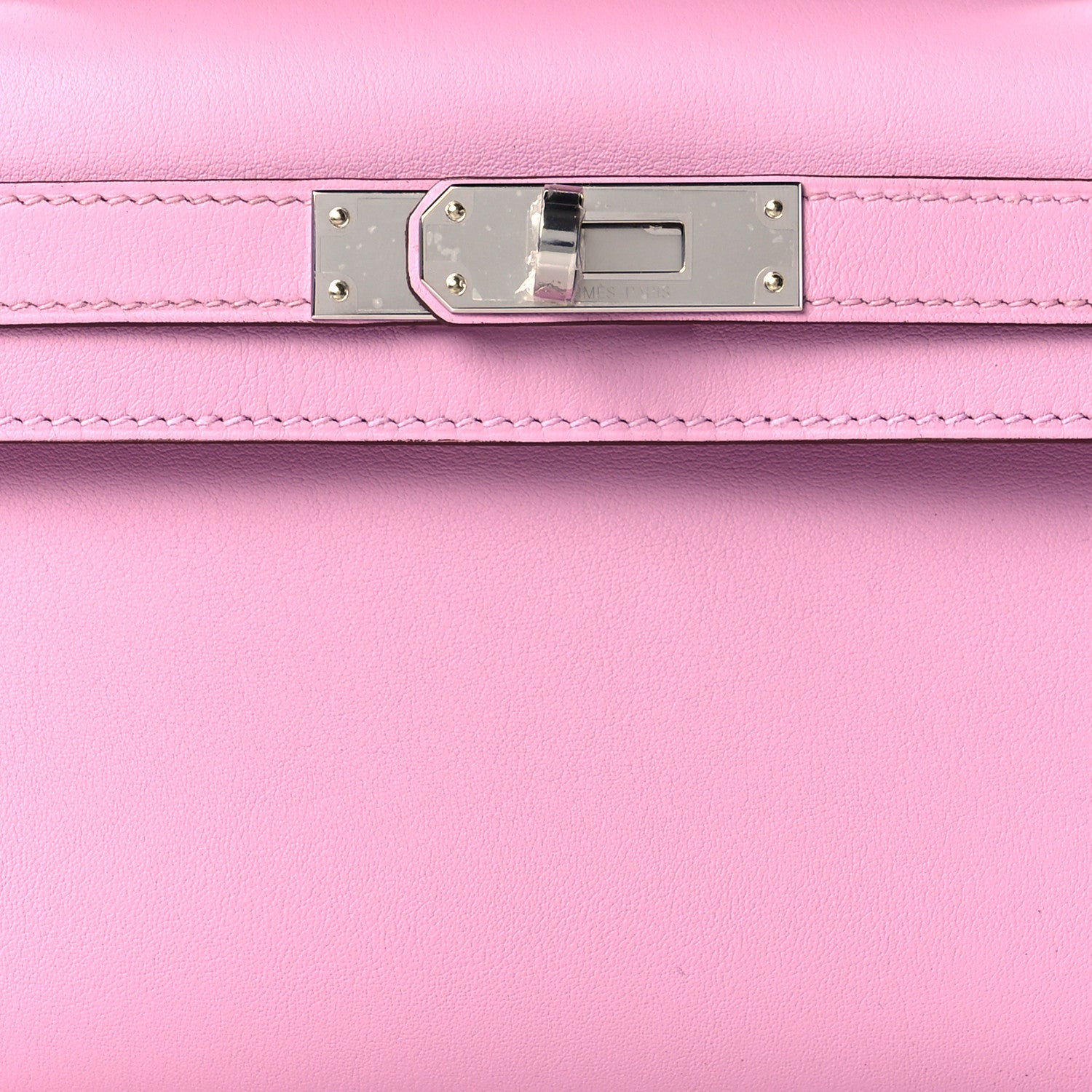 Hermes Swift Kelly Cut Clutch Pochette Mauve Sylvestre 8 of 11