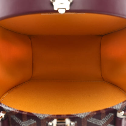 Goyard Goyardine Alto Hatbox Burgundy 5 of 8