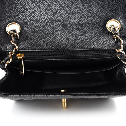 Chanel Caviar Quilted Mini Square Flap Black 5 of 11
