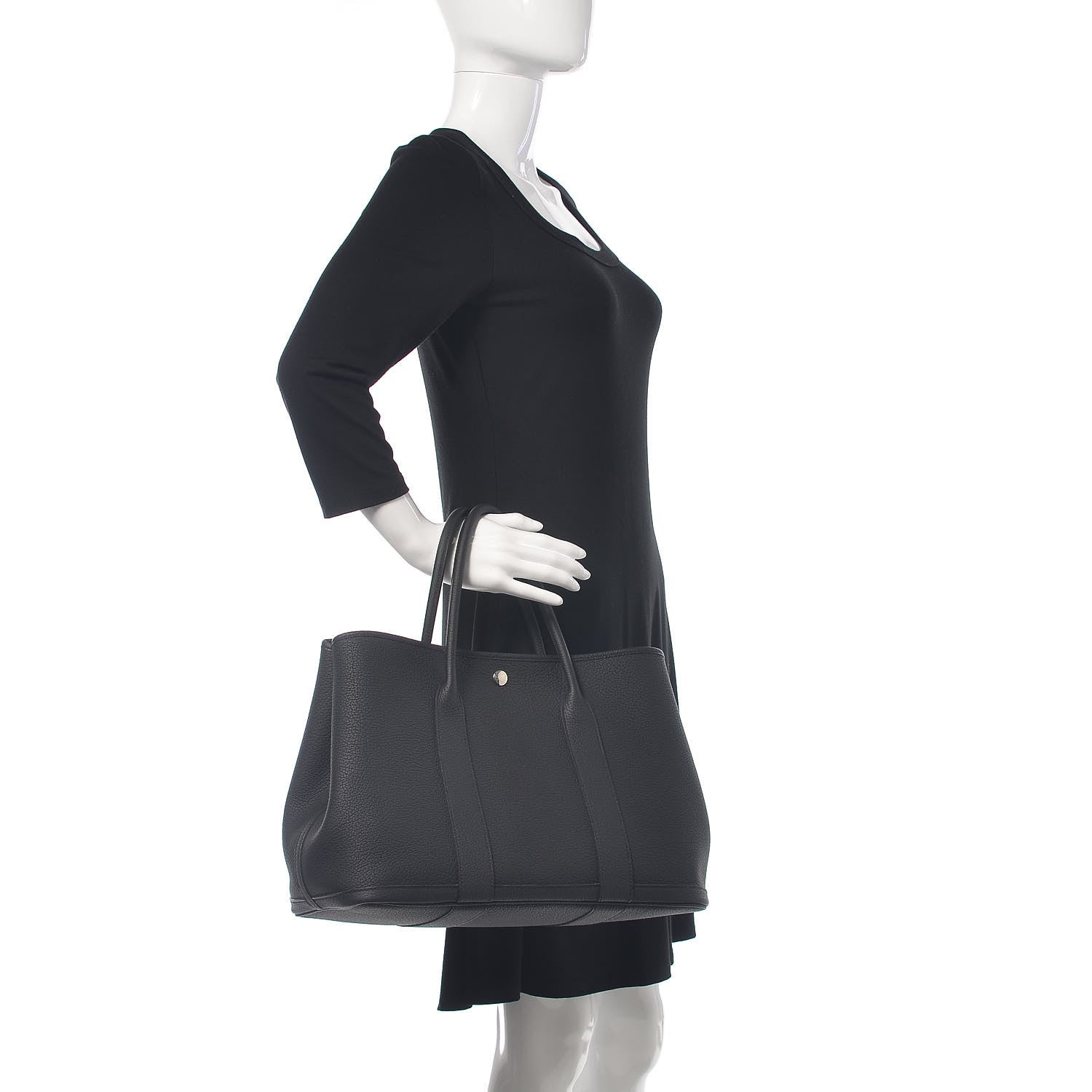 Hermes Negonda Garden Party Tote 36 MM Black 2 of 9