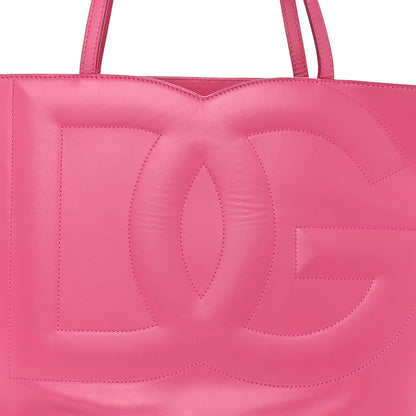 Dolce & Gabbana Calfskin DG Logo Shopper Tote Glicine 7 of 15