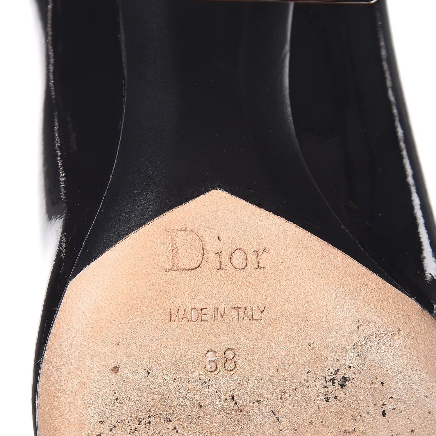Christian Dior Patent Crystal Short Boots 38 Black 8 of 9