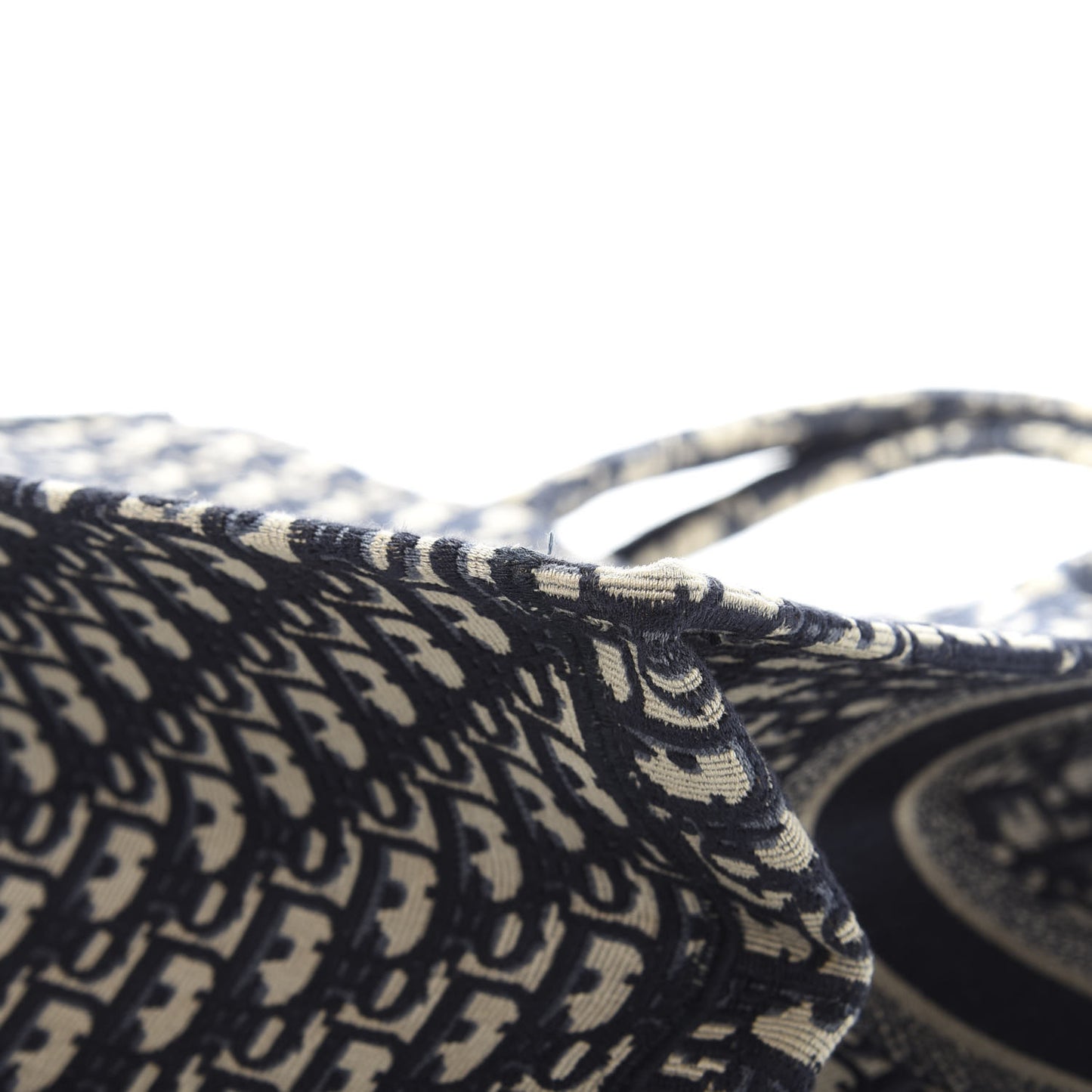 Oblique Book Tote Blue Multicolor