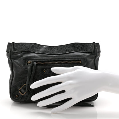 Balenciaga Chevre Classic Hardware Porte Toilette Clutch Black 2 of 9