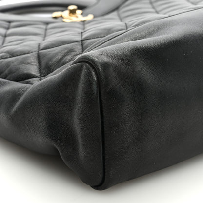 Chanel Lambskin Quilted Large 31 Shopping Bag Black 8 of 9