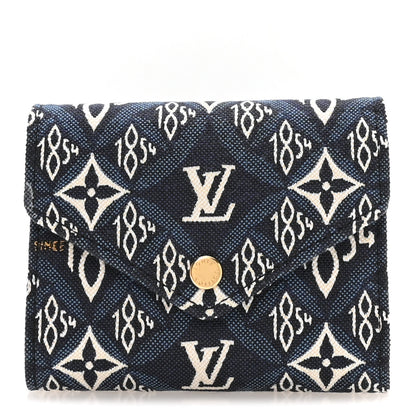 Louis Vuitton Jacquard Since 1854 Victorine Wallet Blue 1 of 7