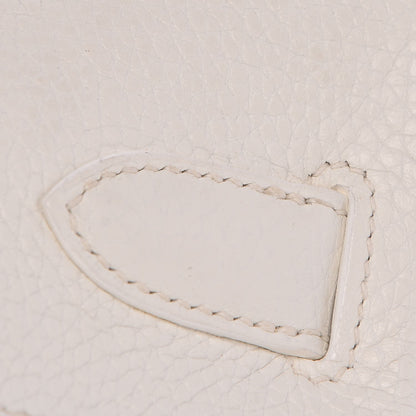 Hermes Taurillon Clemence JPG Birkin 42 White 23 of 33