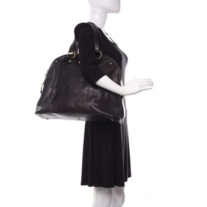 Saint Laurent Calfskin Oversized Muse Brown 2 of 10