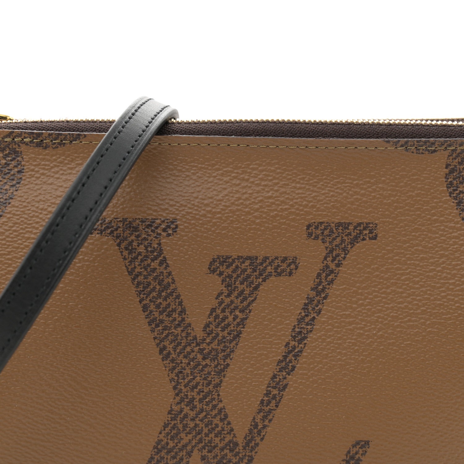 Louis Vuitton Reverse Monogram Giant Double Zip Pochette 8 of 12