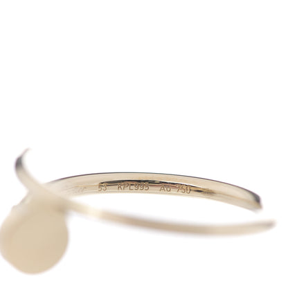Cartier 18K Yellow Gold Small Juste Un Clou Ring 53 6.25 5 of 6