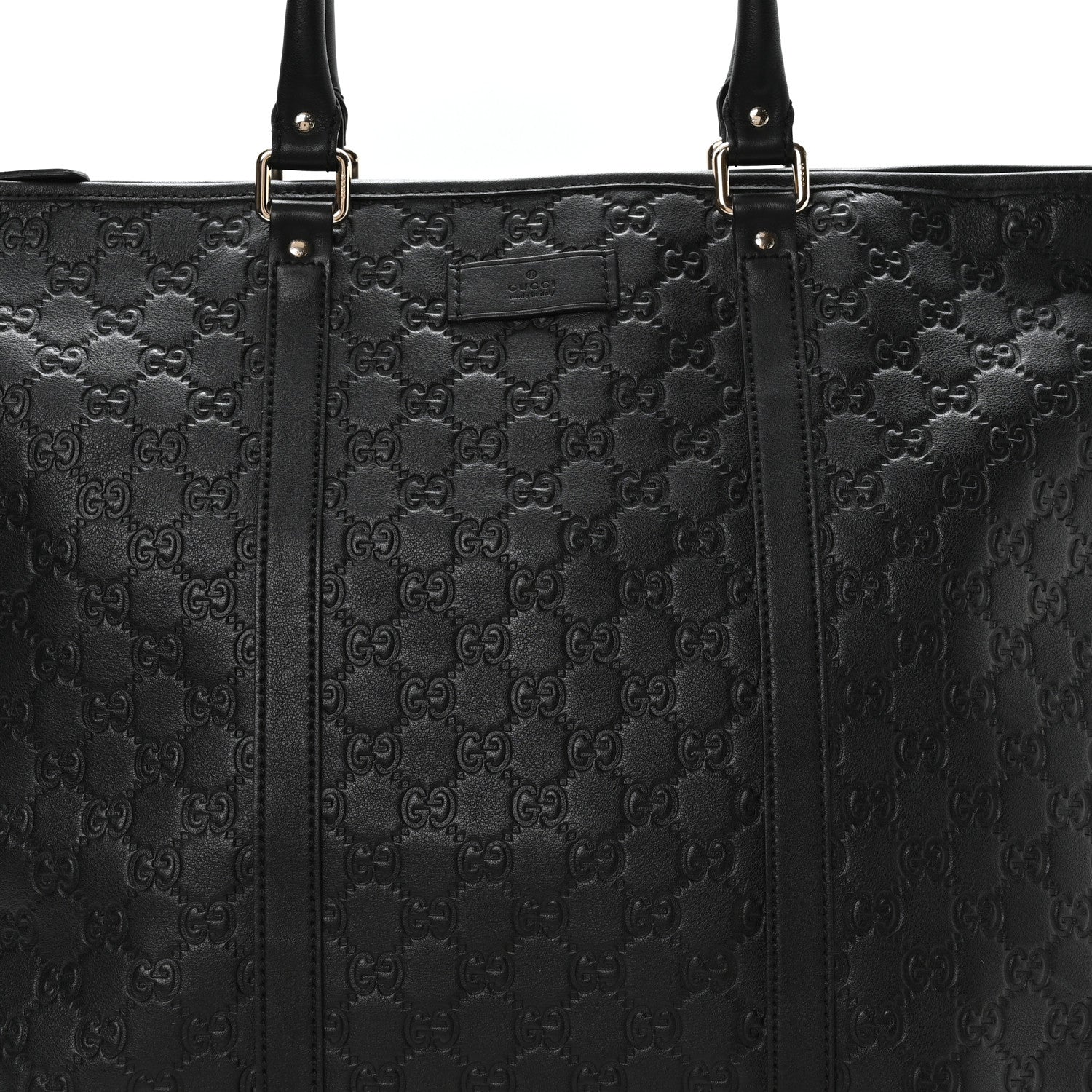 Gucci Guccissima Medium Joy Tote Bag Black 8 of 10