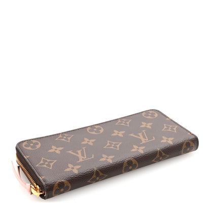 Louis Vuitton Monogram Clemence Wallet Rose Ballerine 4 of 7
