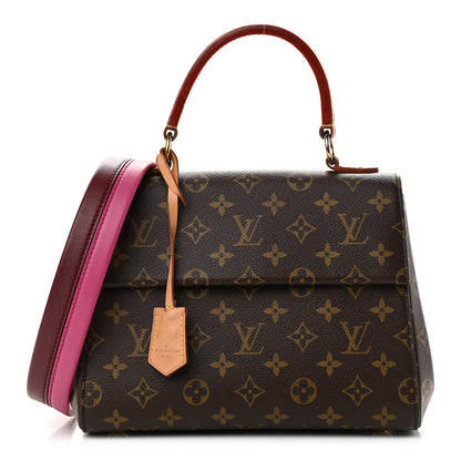 Louis Vuitton Monogram Cluny BB Bordeaux Fuchsia 1 of 9