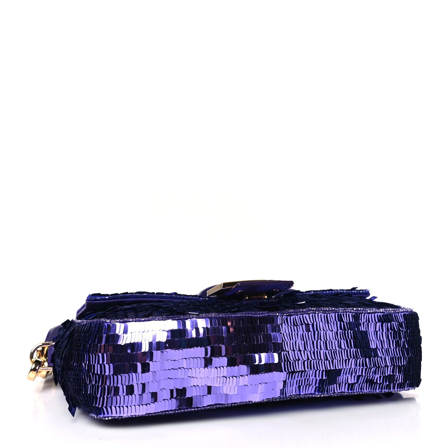 Sequin Paillettes Vitello Grace Sex and the City Baguette Viola Purple Rain