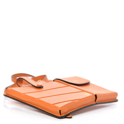 Fendi Vitello Grace Matte Two Pocket Mini Crossbody Aranciata 4 of 9