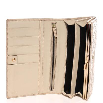 Gucci Guccissima Continental Wallet Off White 5 of 8