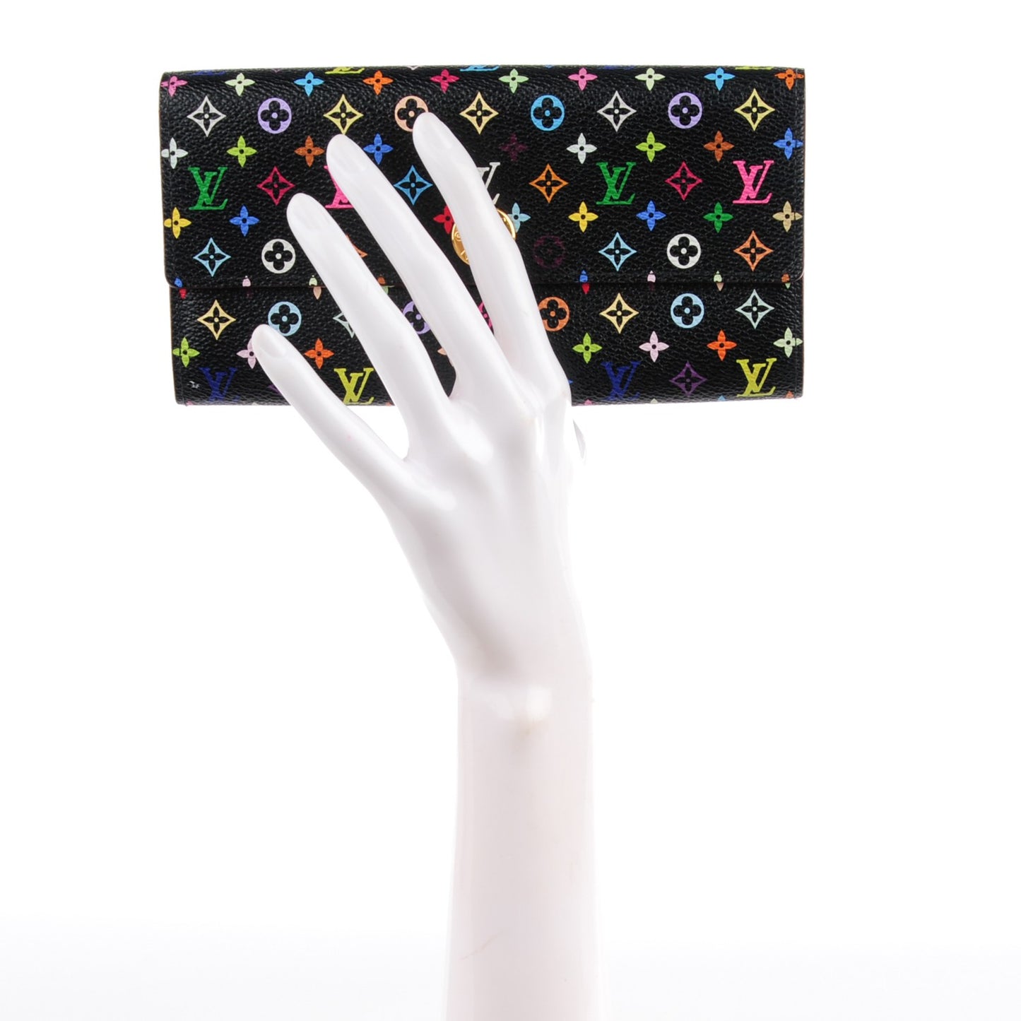 Monogram Multicolor Sarah Wallet Black Grenade