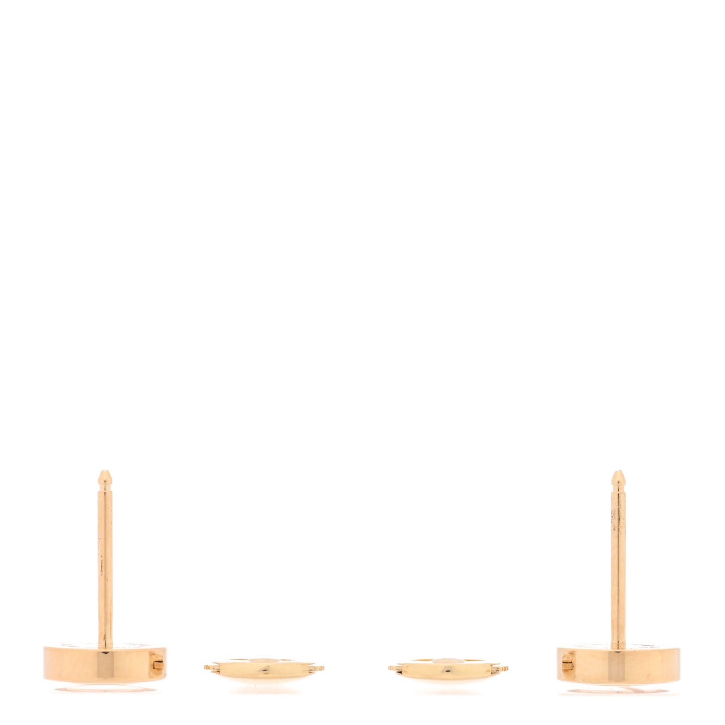 18K Yellow Gold LOVE Earrings
