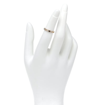 Cartier 18K Yellow Gold Diamond 2.6mm LOVE Paved Band Ring 47 4 2 of 6