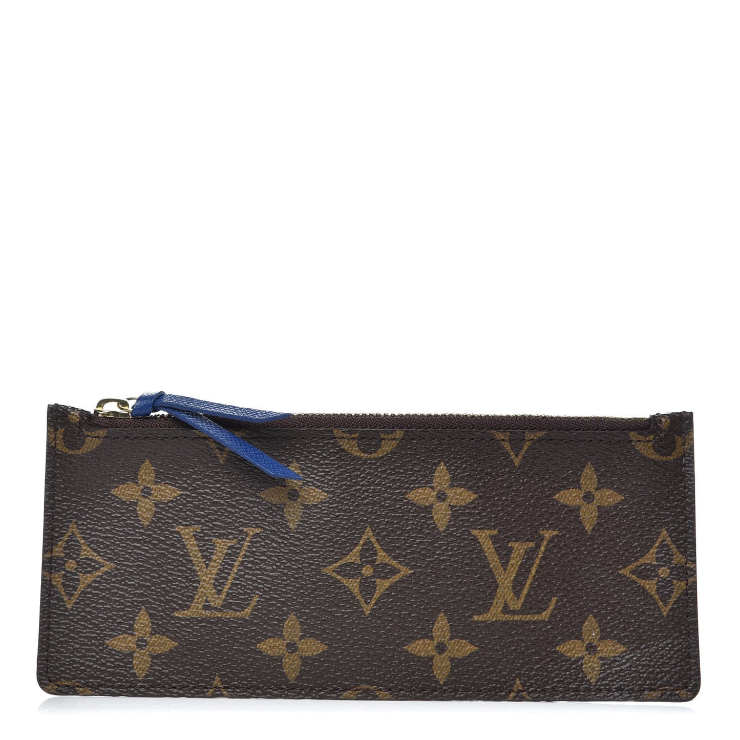 Monogram Josephine Wallet Zippered Insert Blue