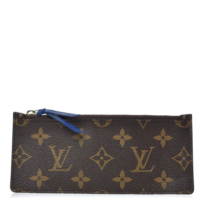 Louis Vuitton Monogram Josephine Wallet Zippered Insert Blue 1 of 5