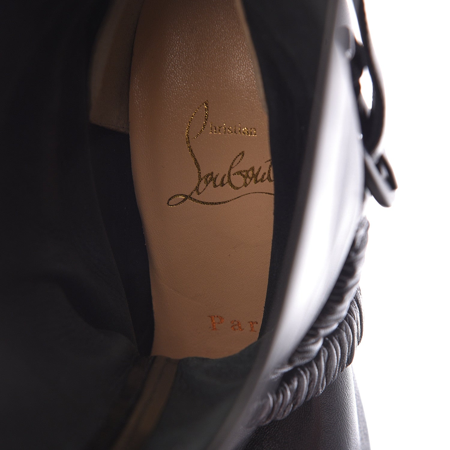 Christian Louboutin Nappa Survissima 100 Ankle Boots 36.5 Black 7 of 8