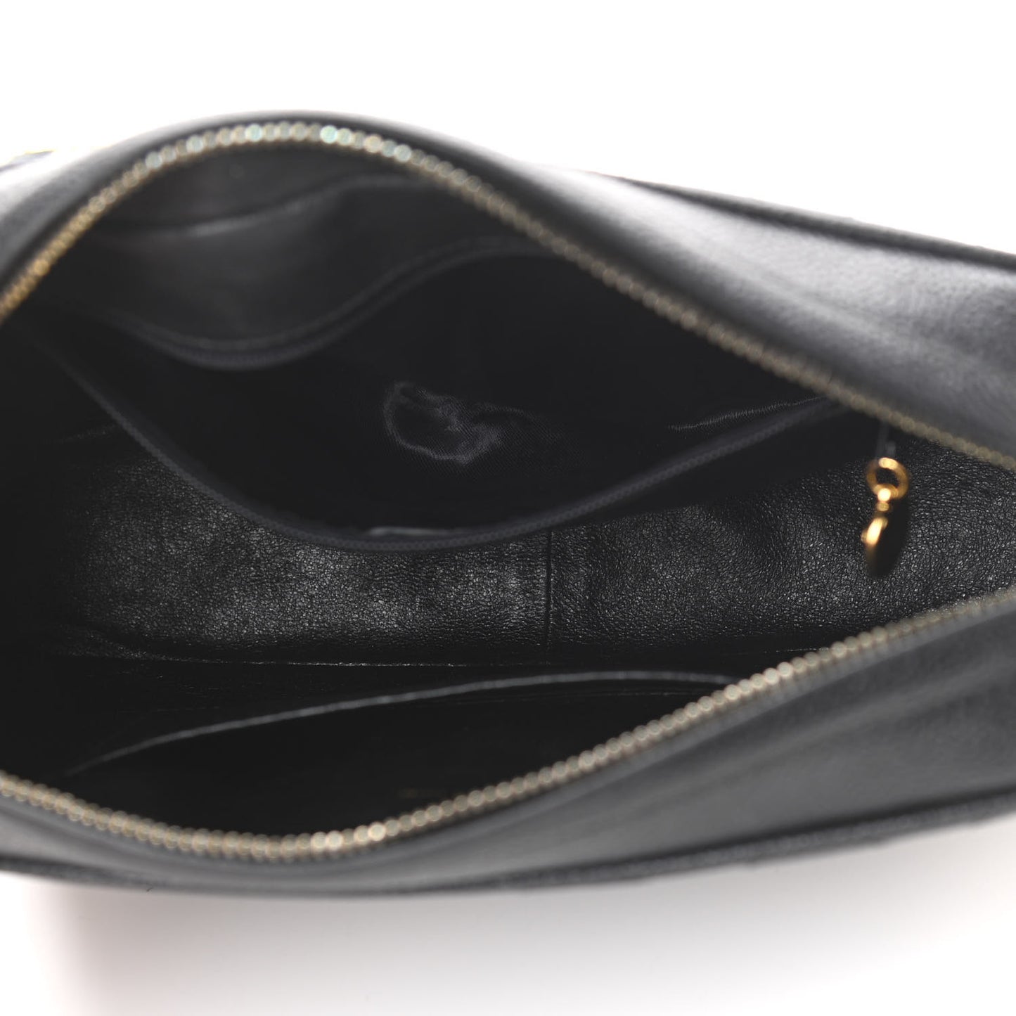Caviar Quilted CC Camera Case Black