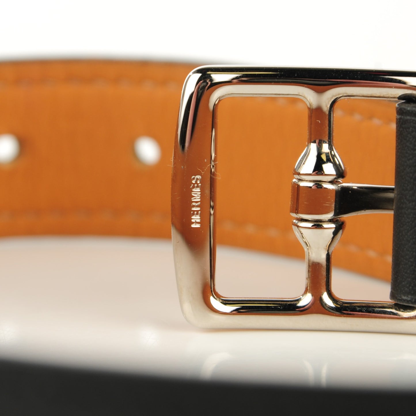 Hunter Cowhide Etriviere Double Tour Bracelet L Black